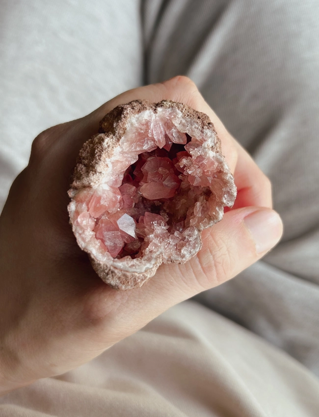 geode di Ametista Rosa 